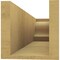 Ekena Millwork 6in. W x 6in. H x 24in. L Newport Woodgrain TimberThane Rafter Tail, Primed Tan RFTUR06X06X24NEWRCPR - alternate 2